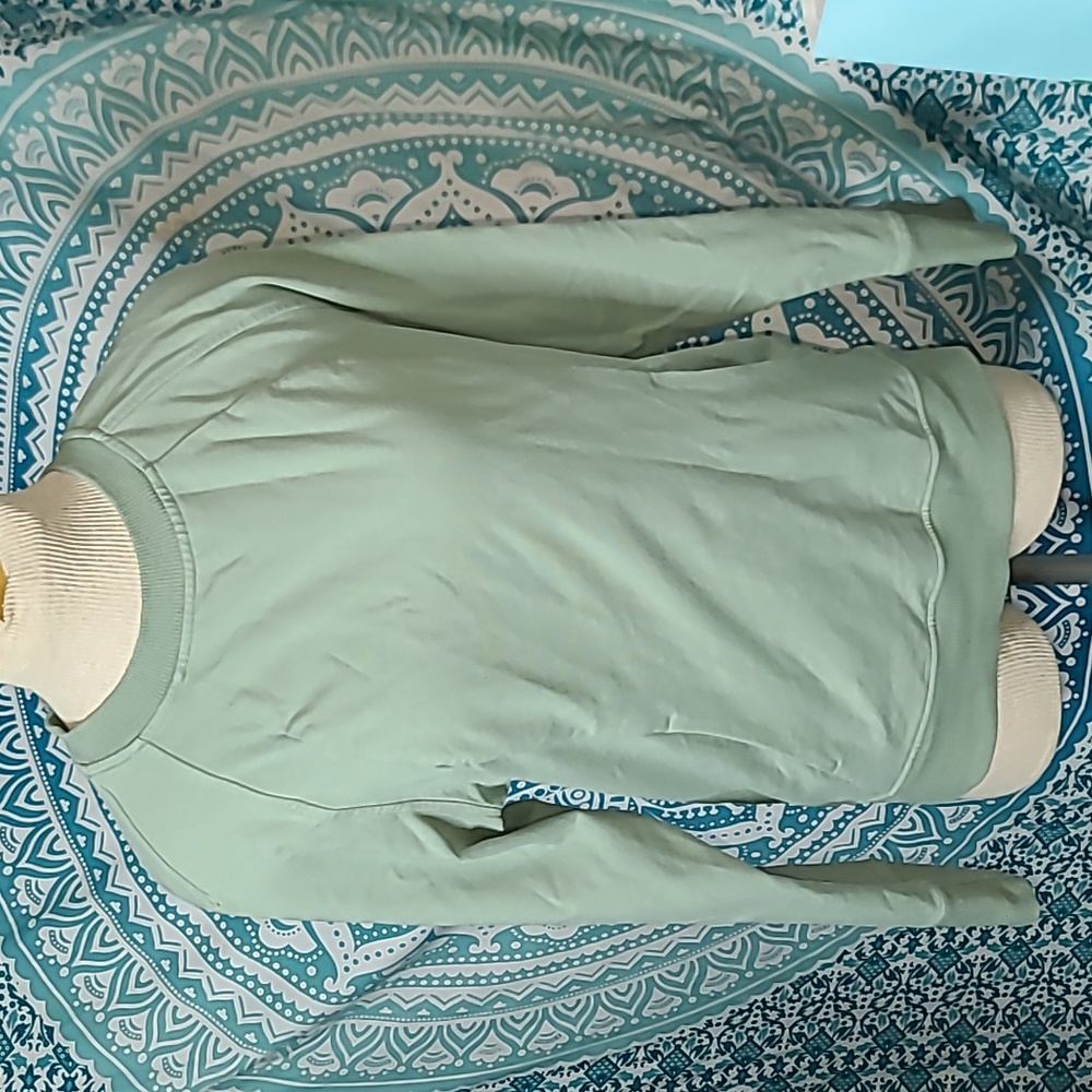 Lululemon Scuba Crew Sweatshirt Delm Delicate Mint